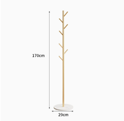 Freestanding Metal Coat Rack with Base, Modern Garment Hanger Stand, Heavy Duty Clothes Organizer for Entryway Bedroom Home Decor