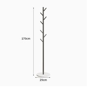 Freestanding Metal Coat Rack with Base, Modern Garment Hanger Stand, Heavy Duty Clothes Organizer for Entryway Bedroom Home Decor