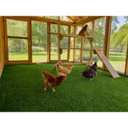 Artificial Grass Turf, 0.4/0.6/0.7 inch Pile Height Fake Grass Mat with Installation Kit, Durable Synthetic Grass for Patio, Garden, Dogs & Outdoor Decor