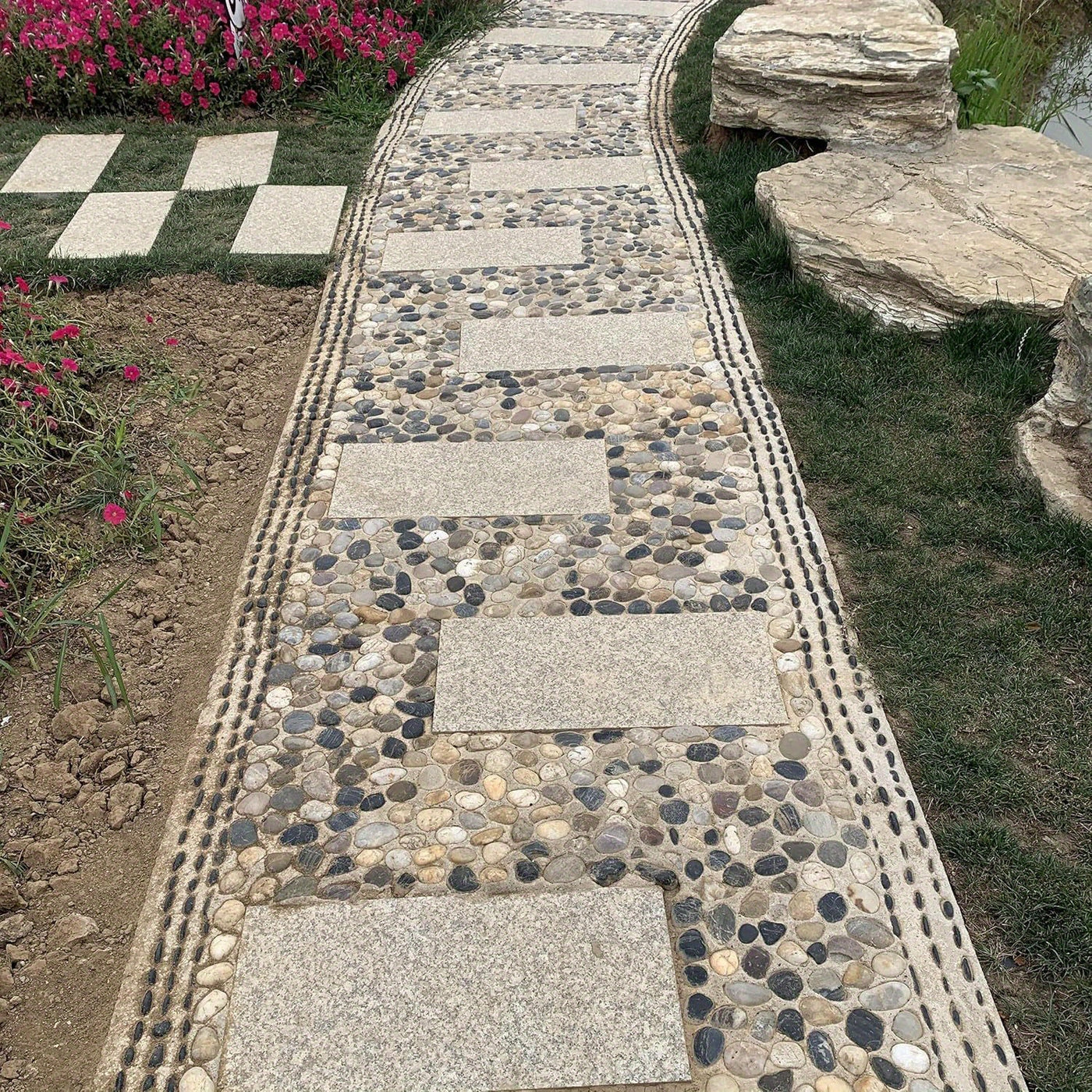 StoneCreek River Stones | Decorative Garden Stones for Plant Beautification | Polished Gravel for Home Decor, Vases, Succulents, Flower Beds & Fish Tanks