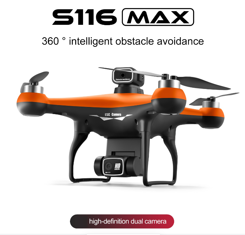 Professional 2K GPS Drone with Screen Remote, Follow Me Circle Fly, Brushless Foldable Quadcopter for Adults