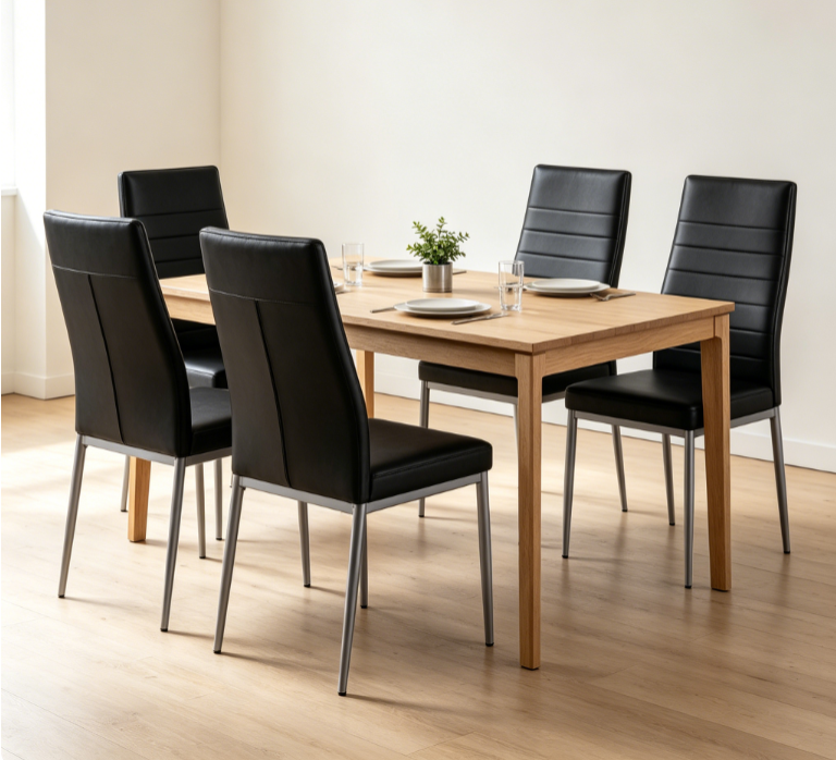 Multi Package Options for All Needs：3 colors (Black / White / Gray) and 3 sets (1PC / 2PC / 4PC) available, perfect for small apartment, family dining room, cafe and office meeting room.