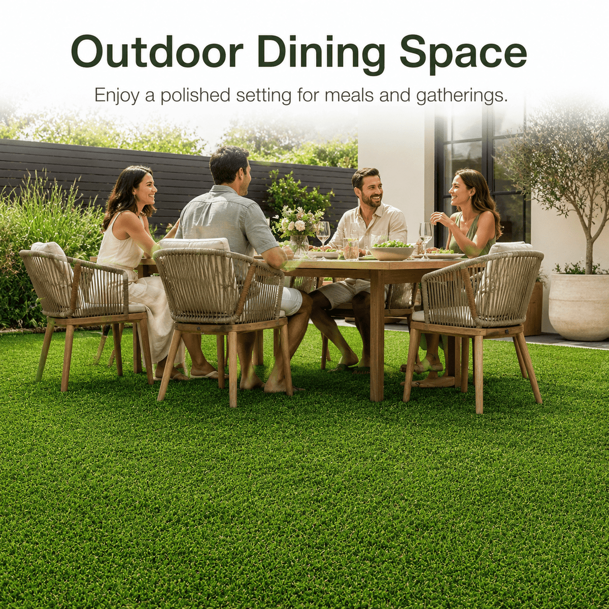 Four-color Autumn Artificial Grass, Realistic Synthetic Turf Mat for Garden Yard Patio Landscape Decor