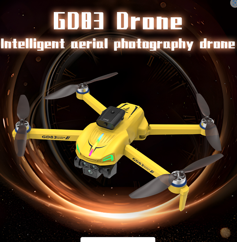 Professional 2K GPS Drone with Screen Remote, Follow Me Circle Fly, Brushless Foldable Quadcopter for Adults