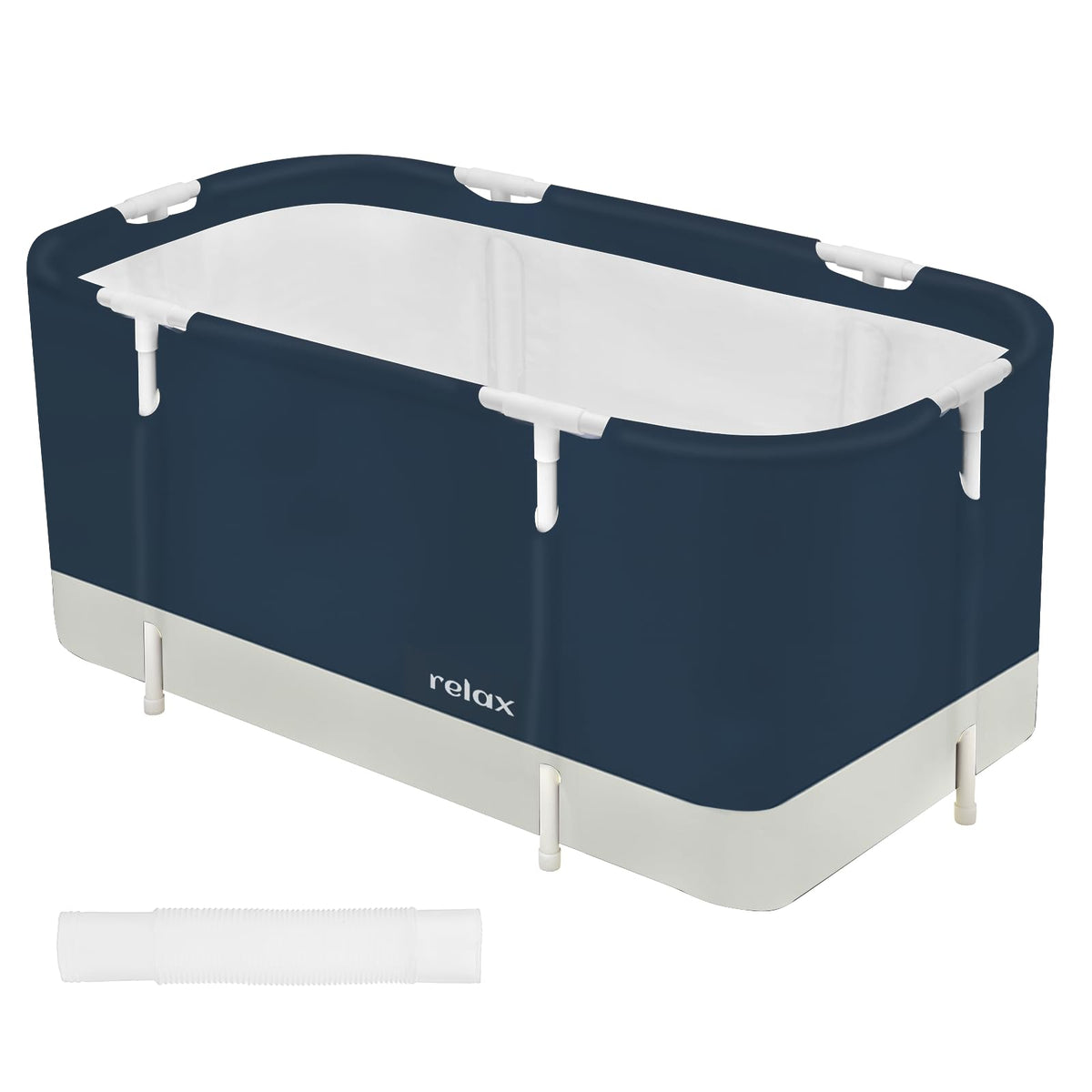 Portable Foldable Collapsible Soaking Bathtub for Travel & Camping