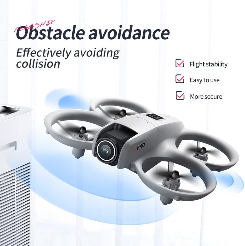RC Drone with HD Camera for Beginners Adults, Under 249g Lightweight Mini Drones with Body Lights 360° Rolling One-Key Takeoff/Landing, Remote Control Quadcopter with Gesture Control Headless Mode, I1 Pro Mini RC Quadcopter Cool Aircrafts Indoor Small Hel