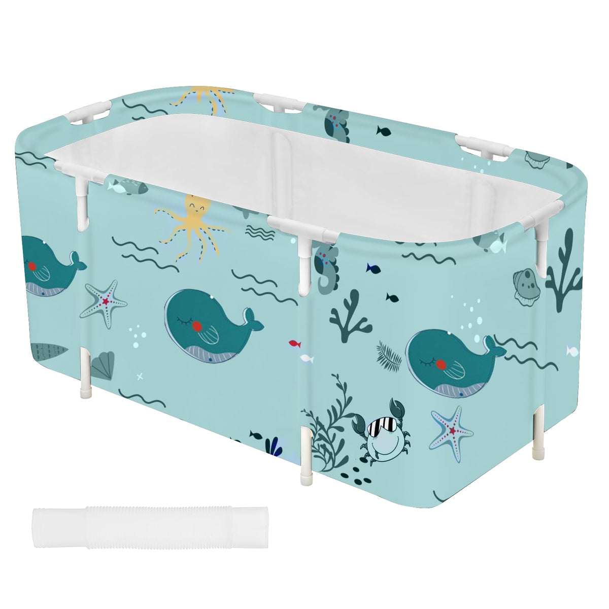 Portable Foldable Collapsible Soaking Bathtub for Travel & Camping