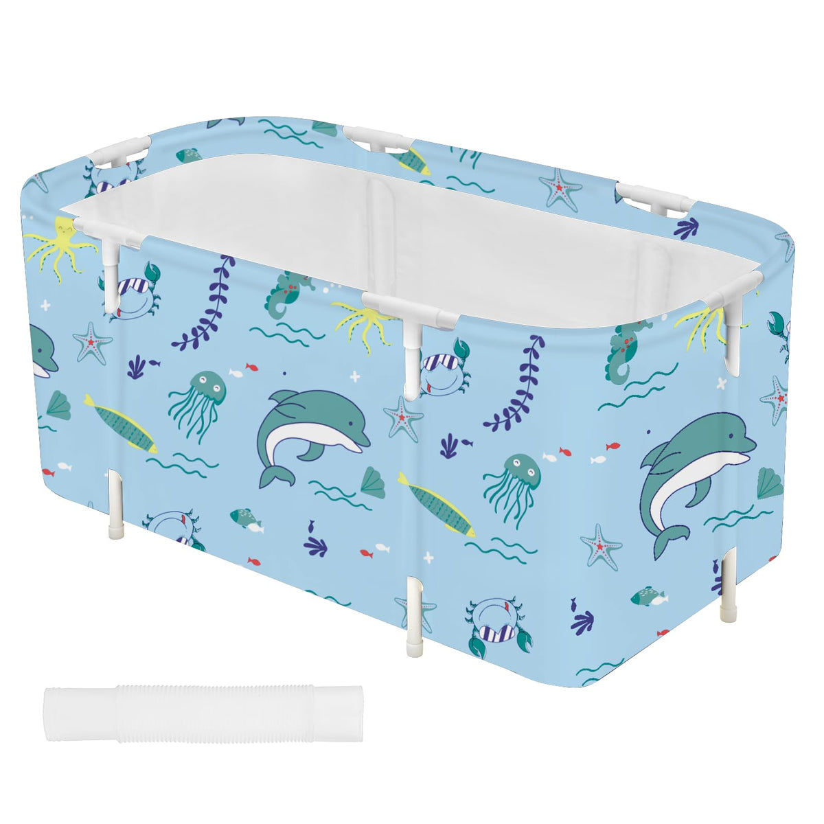 Portable Foldable Collapsible Soaking Bathtub for Travel & Camping