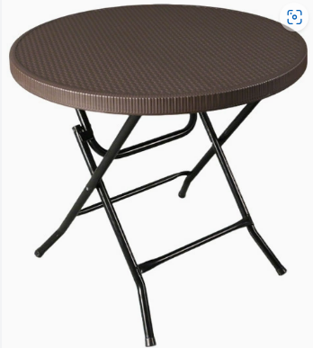 Folding Table & Folding Chair Set, Multipurpose Portable Foldable Desk Stool for Indoor Outdoor Party Picnic Banquet Event Home Office Furniture, Multiple Styles Available