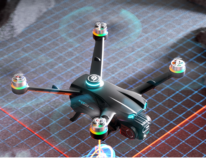 Professional 2K GPS Drone with Screen Remote, Follow Me Circle Fly, Brushless Foldable Quadcopter for Adults