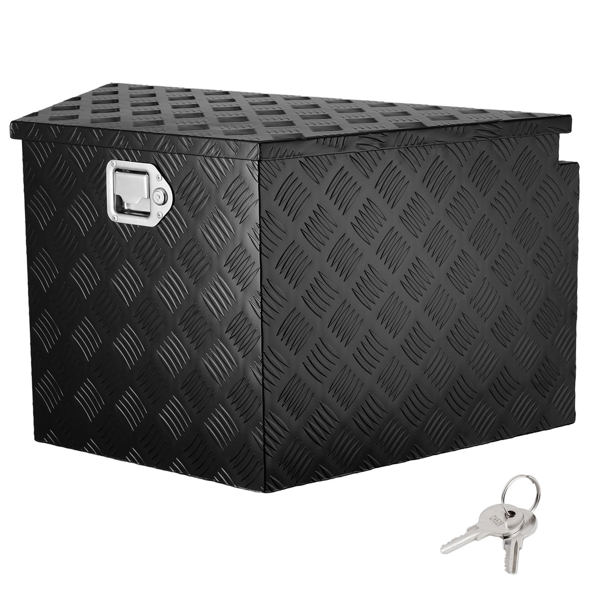Trailer Tongue Tool Box, Heavy-Duty Carbon Steel Storage Box, Lockable Trailer Toolbox with 2 Keys for RVs, Campers, Flatbeds & Outdoor Gear
