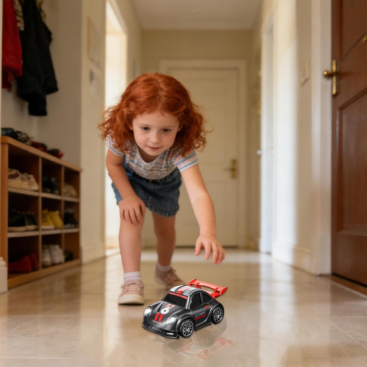 Remote Control Drift Car - Cartoon Mini RC Racer, Rechargeable Stunt Vehicle, Interactive Escape Cruiser, Agile Drift Toy | Indoor Driving Fun