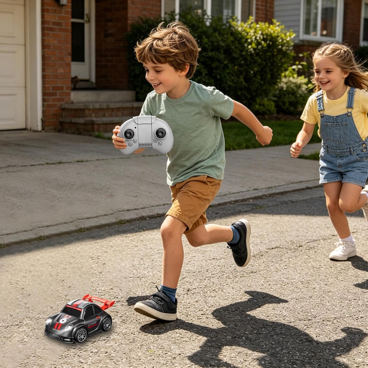 Remote Control Drift Car - Cartoon Mini RC Racer, Rechargeable Stunt Vehicle, Interactive Escape Cruiser, Agile Drift Toy | Indoor Driving Fun