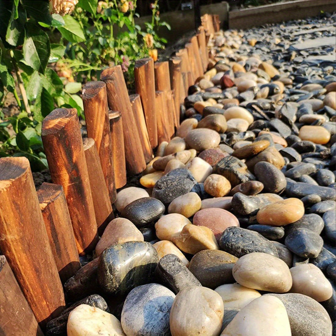 StoneCreek River Stones | Decorative Garden Stones for Plant Beautification | Polished Gravel for Home Decor, Vases, Succulents, Flower Beds & Fish Tanks