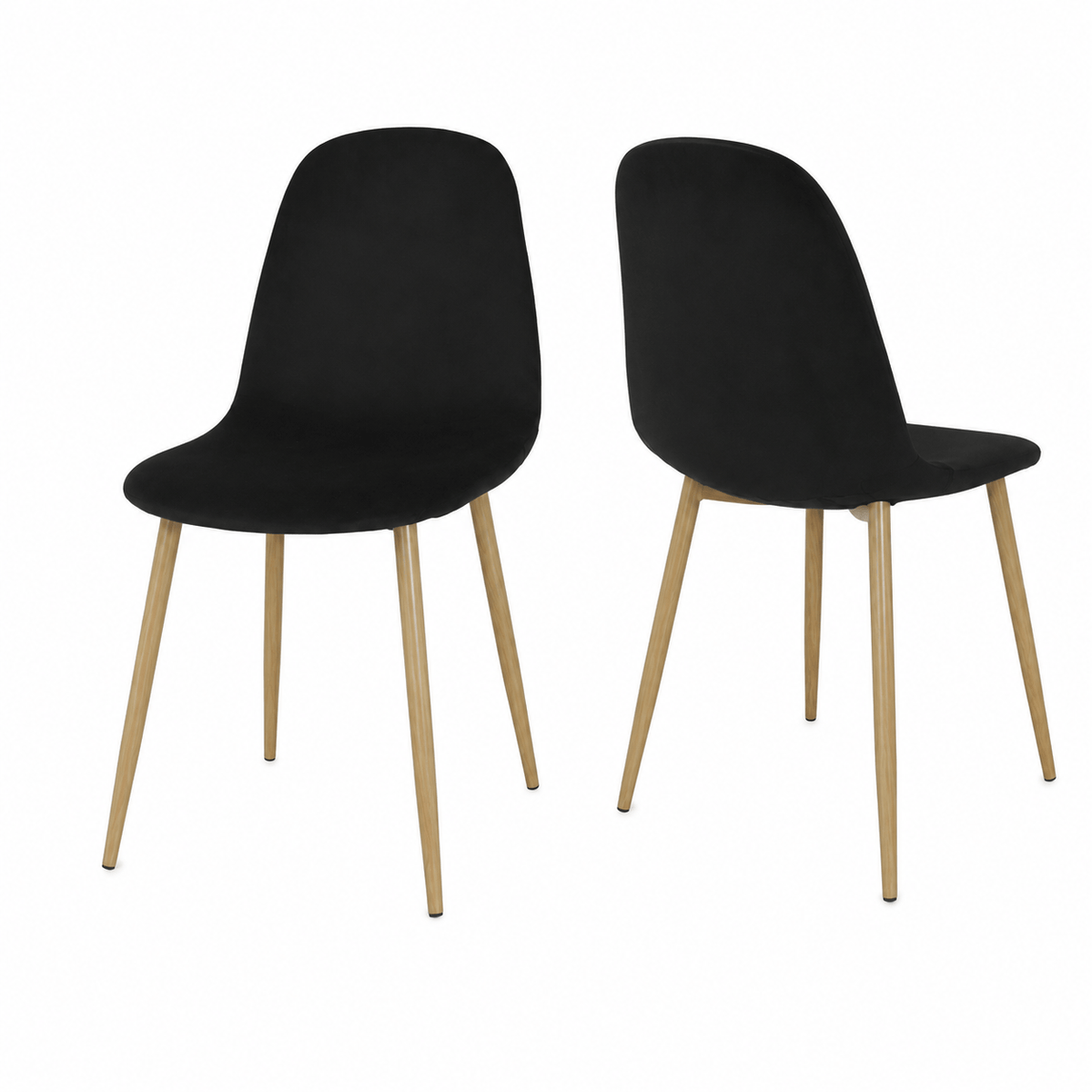 Mid-Century Fabric Dining Chairs 1/2/4, Gold Metal Legs Indoor & Outdoor