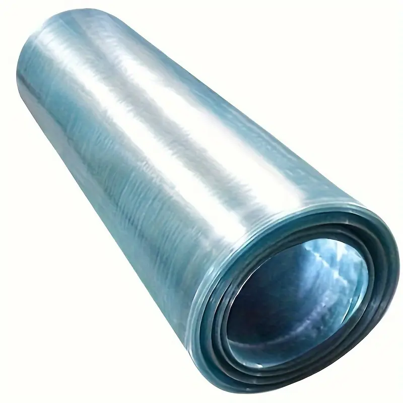 UV Protected Transparent Polycarbonate Film Roll, Waterproof Clear Plastic Panel for Greenhouse, Carport, Sunroom, Multiple Size Variants