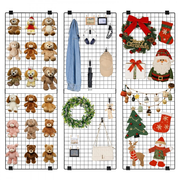 Grid Wall Display Panels | Freestanding & Wall-Mount Options, Rolling or Fixed, with Hooks, for Retail, Craft Fairs & Home Organization