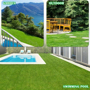 0.78"/2cm Premium Artificial Grass Turf - Multiple Sizes (3ft x 16/33ft, 5ft x 10ft, 6ft x 10ft) Fake Grass Rug for Patio, Backyard, Dog Area & Balcony