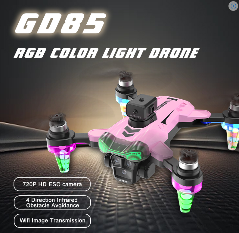 Professional 2K GPS Drone with Screen Remote, Follow Me Circle Fly, Brushless Foldable Quadcopter for Adults