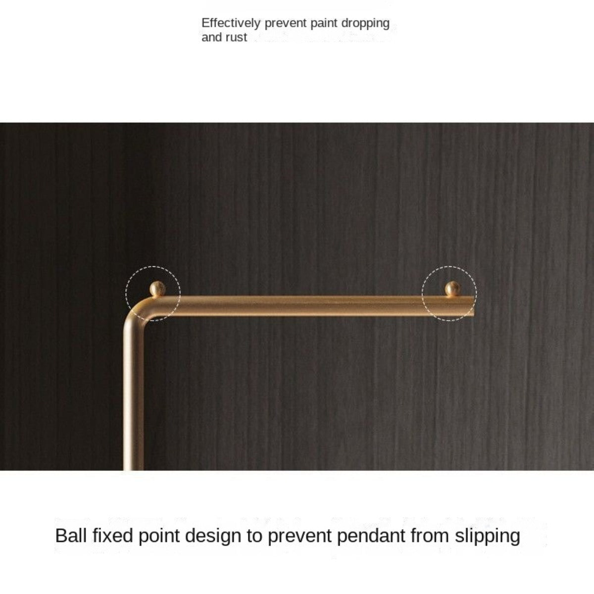 Freestanding Metal Coat Rack with Base, Modern Garment Hanger Stand, Heavy Duty Clothes Organizer for Entryway Bedroom Home Decor