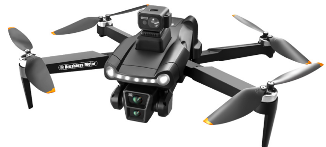 Professional 2K GPS Drone with Screen Remote, Follow Me Circle Fly, Brushless Foldable Quadcopter for Adults